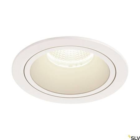 NUMINOS® DL L, wewnętrzna oprawa sufitowa wpuszczana LED, biała/biała, 4000 K 20°